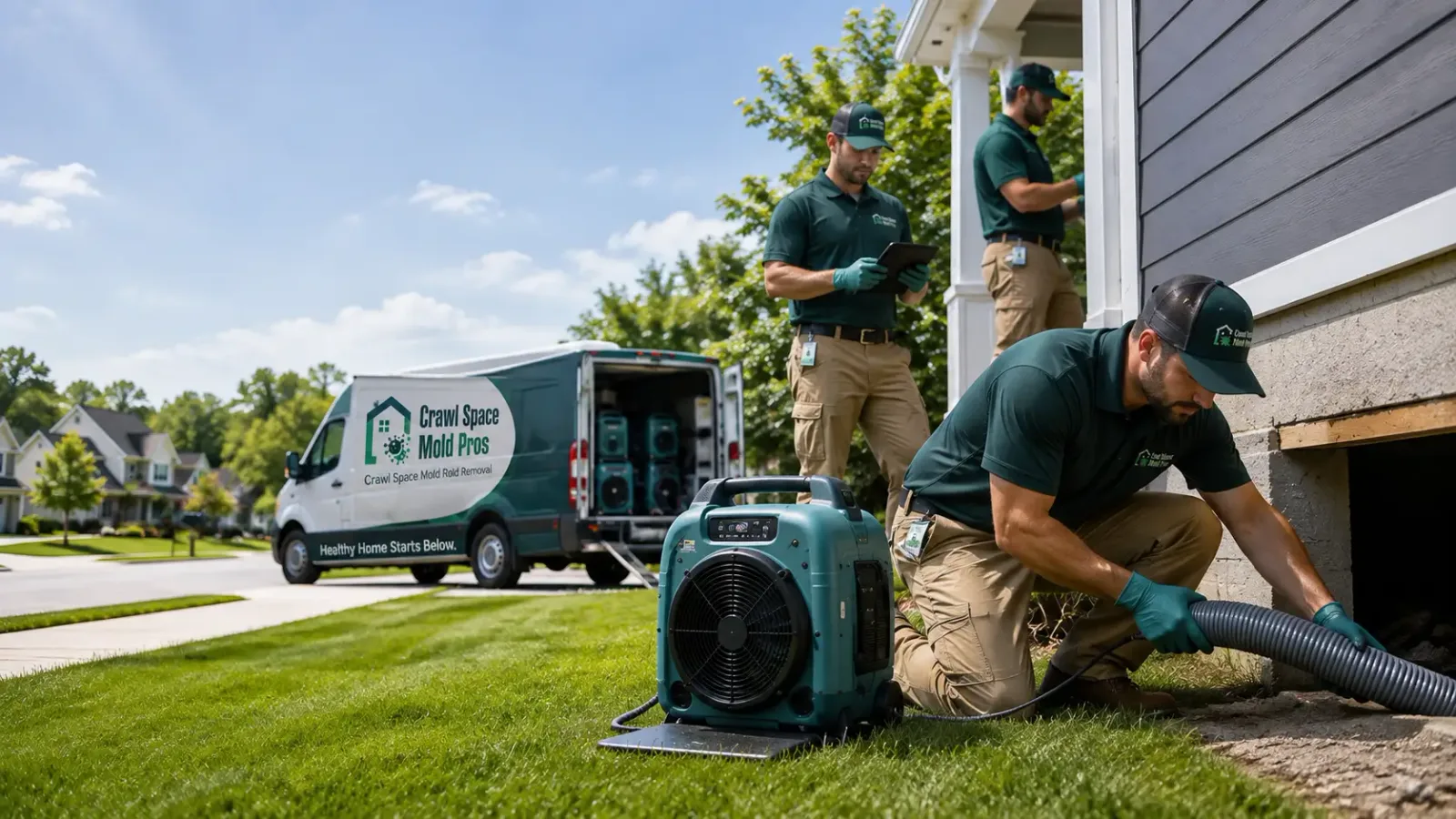 Crawl Space Mold Removal in Thornton, PA